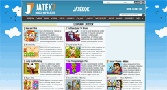 Desktop Screenshot of jatek7.hu